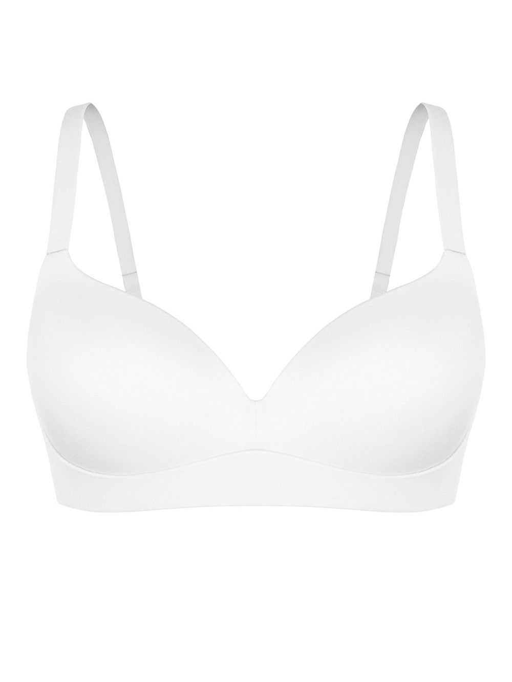 Wireless Push Up Comfort Wireless Demi Coverage Bralettes Bra Adjustable Straps