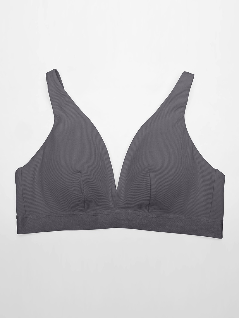 Deep V Neck Comfortable Light Support All Day Wear Bralette with Removable Pads