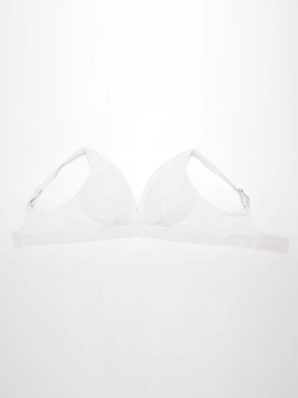 Sexy Deep V Neck Rib Modal All Day Wear Bralette with Removable Pads