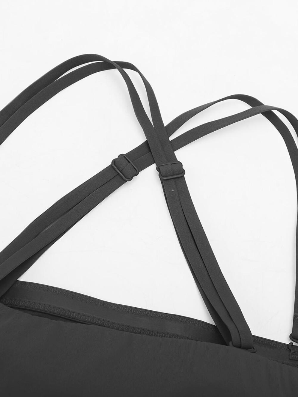 Anti Slip Bandeau Bra FeelSoft Fabric Fixed Molded Cups