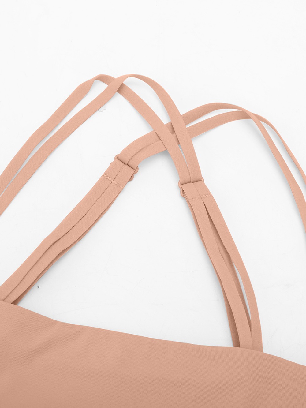 Strapless Bandeau Bra Silicone Grip Side Boning Detachable Straps