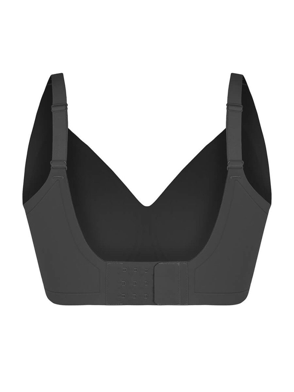 Seamless Wireless Plunge Bra Side Support Anti Roll Easy Care Cups