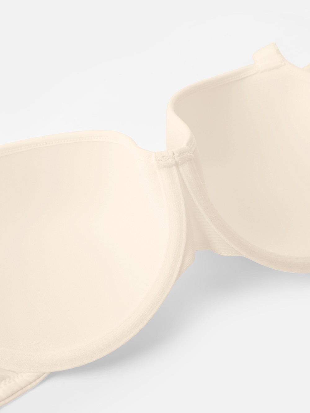 Underwire Lightly Lined Naked Memory Foam Demi T-Shirt Bra