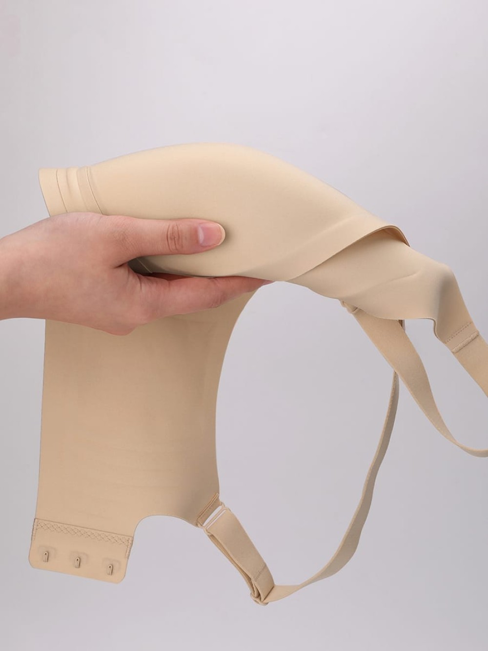 Jelly Support Wireless Seamless Everyday T Shirt Bra for Large Breasts