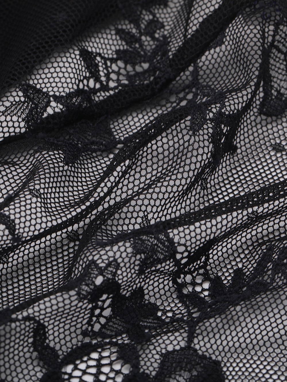 Low-Rise Lace Panties with Antibacterial Cotton Crotch