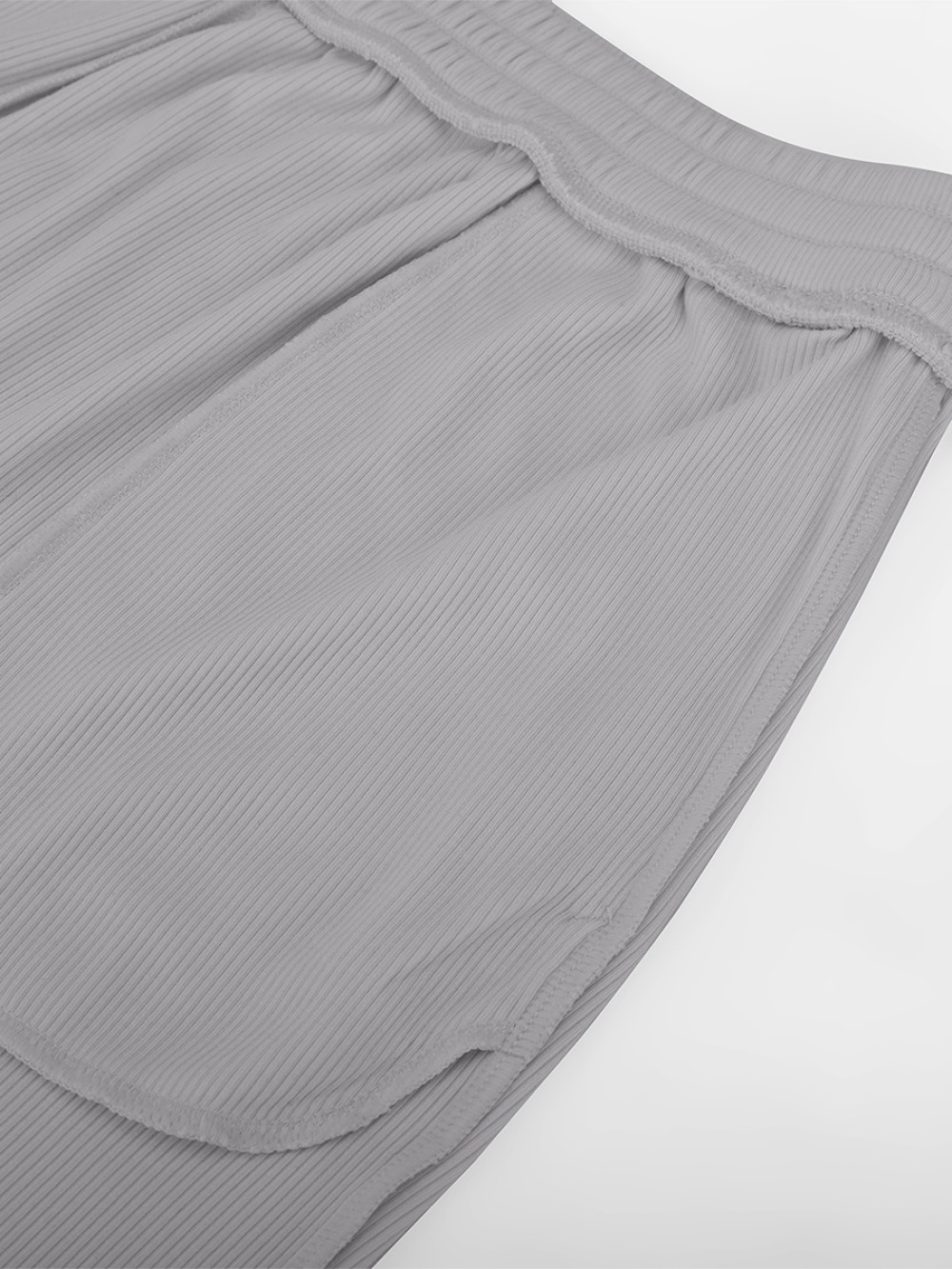 Rayon Ribbed Wide Leg Lounge Pants