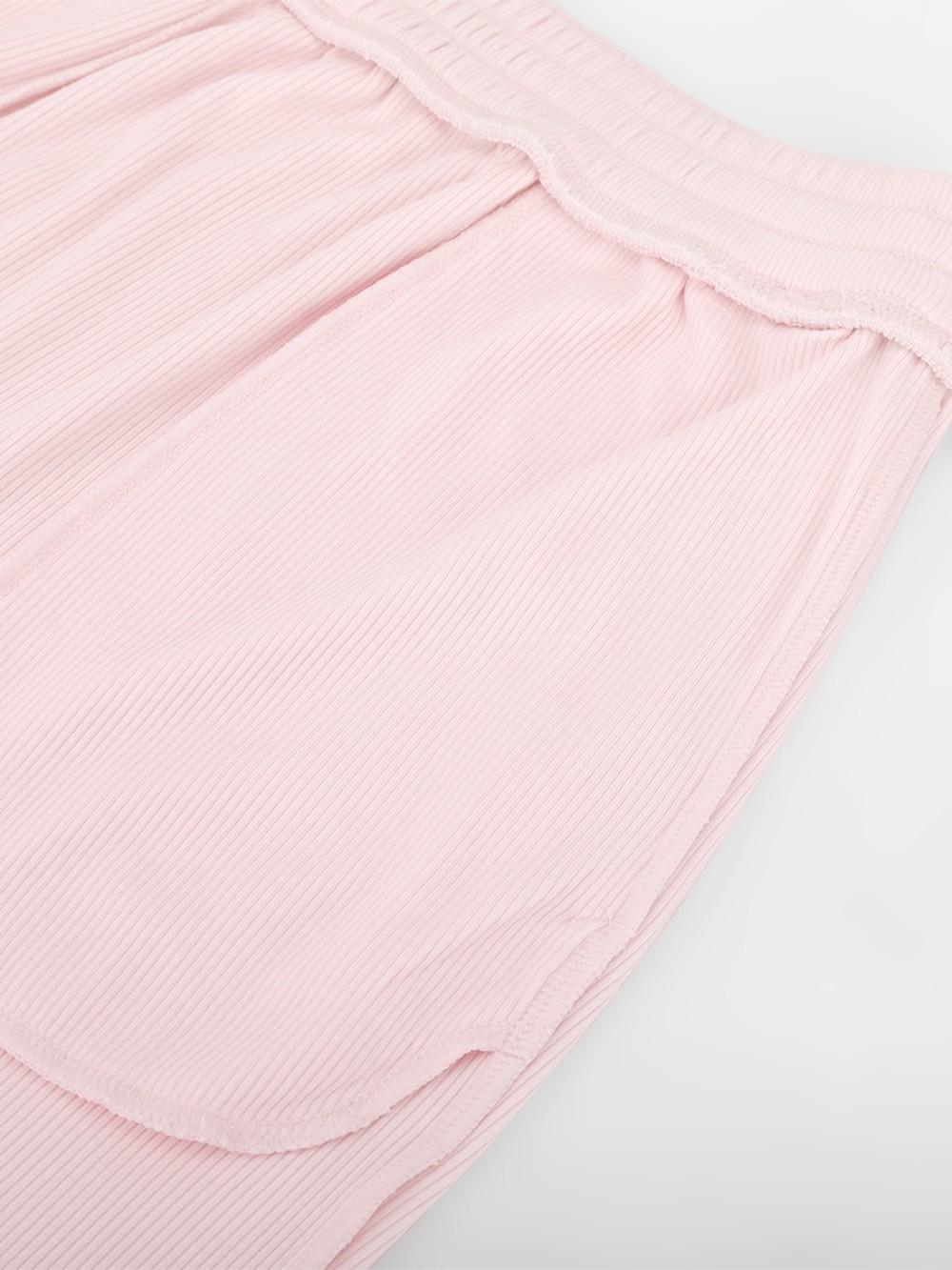 Rayon Ribbed Wide Leg Lounge Pants for Women