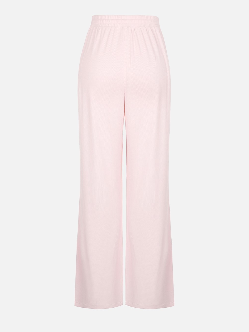 Rayon Ribbed Wide Leg Lounge Pants for Women