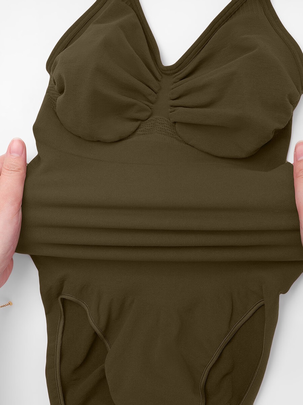 Seamless Chest Support Waist & Abdomen Control Shapewear Bodysuit