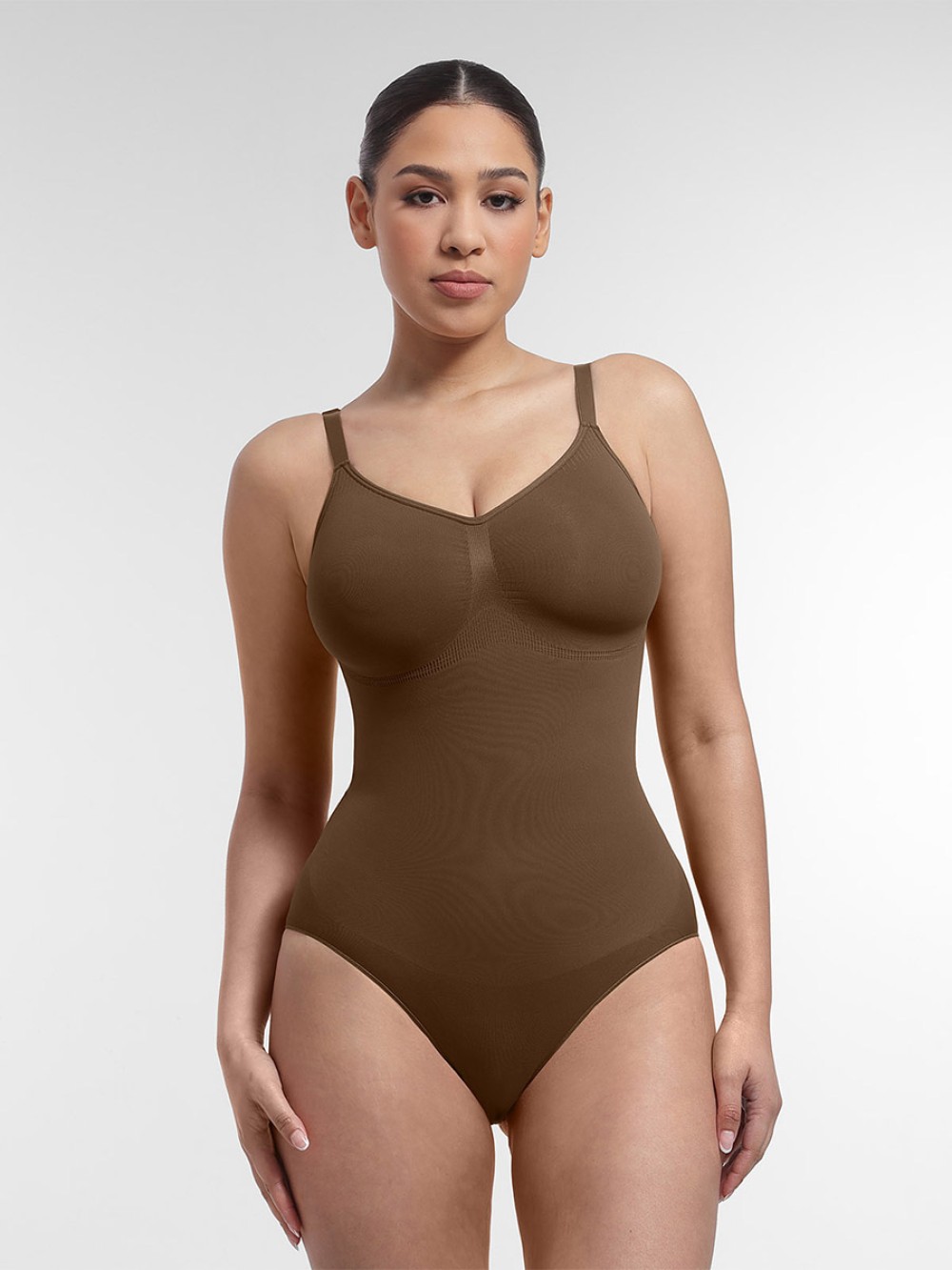 Seamless Chest Support Waist & Abdomen Control Shapewear Bodysuit