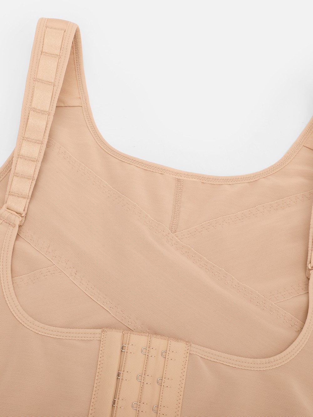 Women Post-operative U-shaped Bust Support Hard Mesh Butt Lift Body Shaper