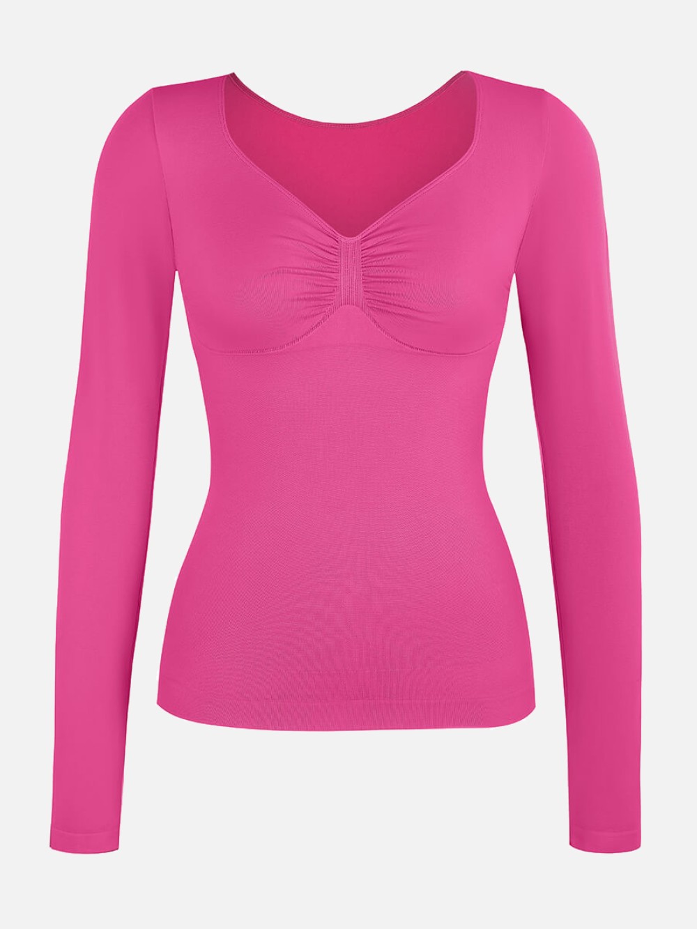 Diamond Neck Seamless Bust Support Waist and Tummy Control Bodysuit