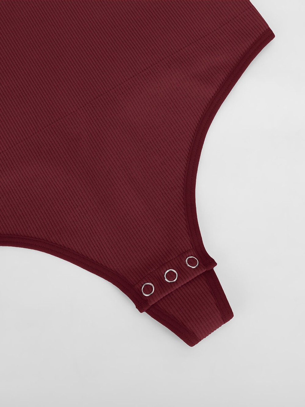 Seamless Sexy Hollow Scoop Neck Waist Tummy Control Thong Bodysuit