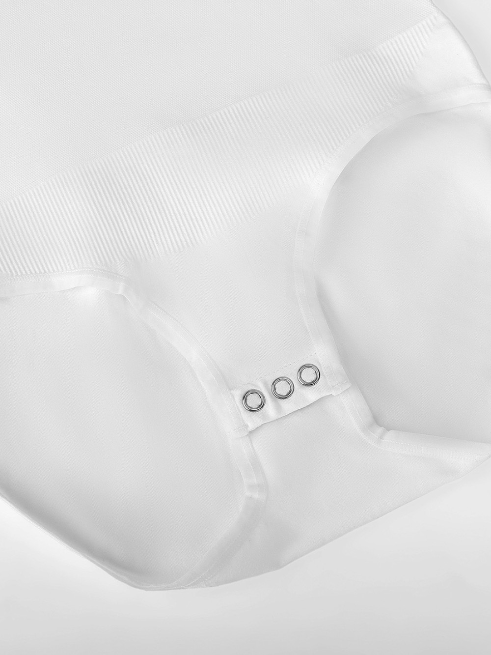 Seamless Round Neck Waist Briefs Bodysuit