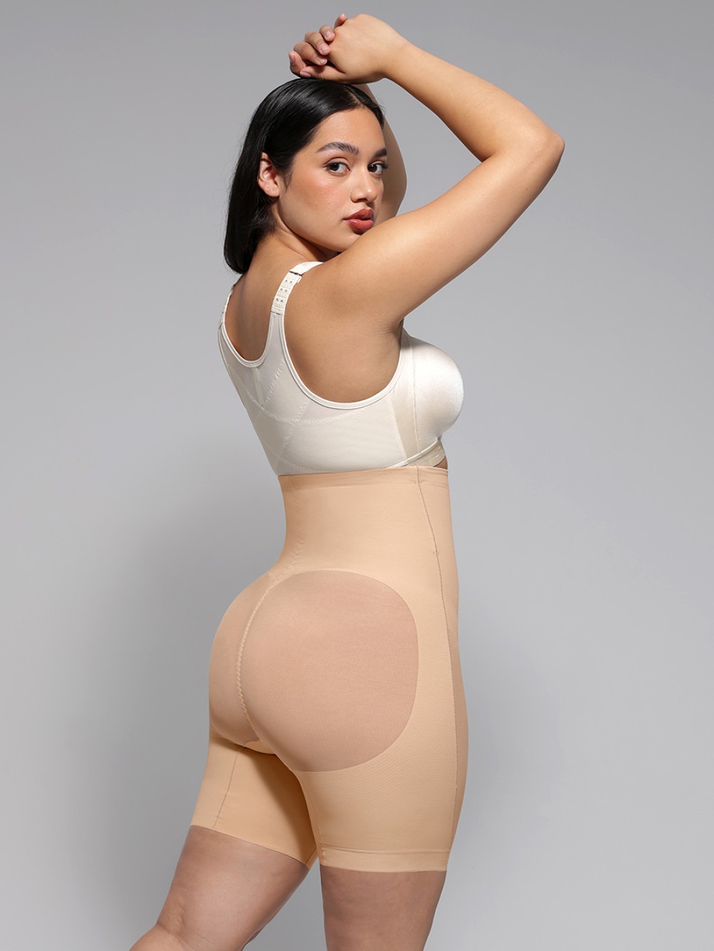 Women High-Waisted Butt Lift & Slimming Mid-Thigh Shaper Shorts