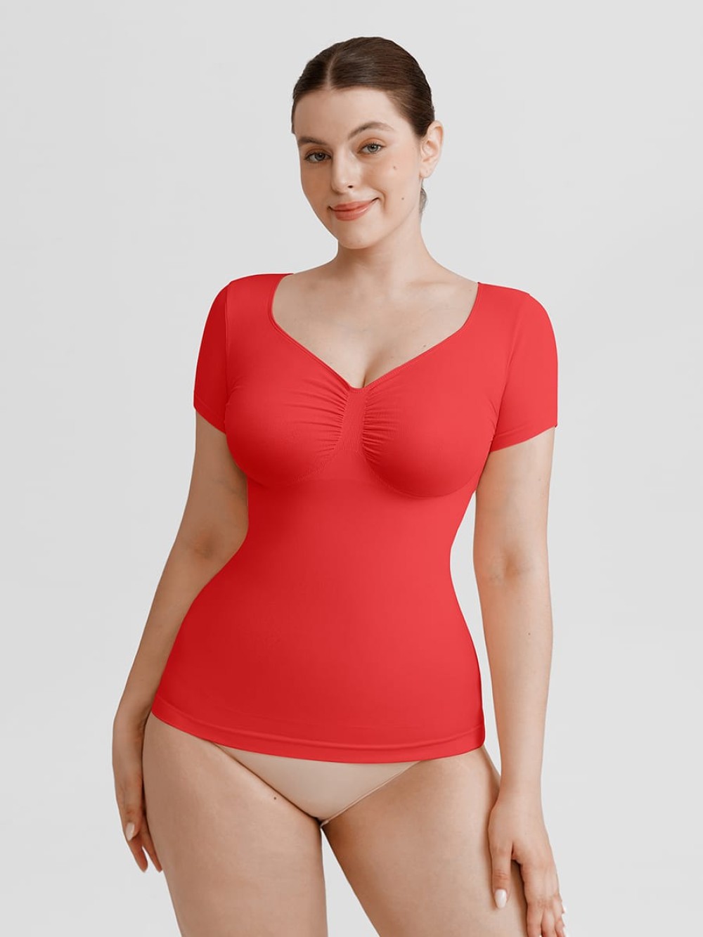 Women Seamless Bust Support Tummy Control Shaping Top