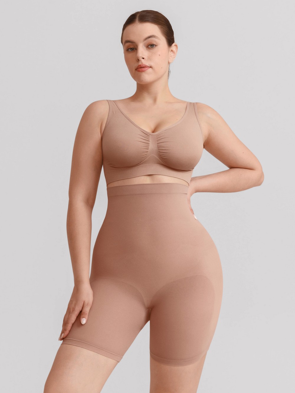 Seamless Tummy Control and Butt Lifting Boyshort Shapewear