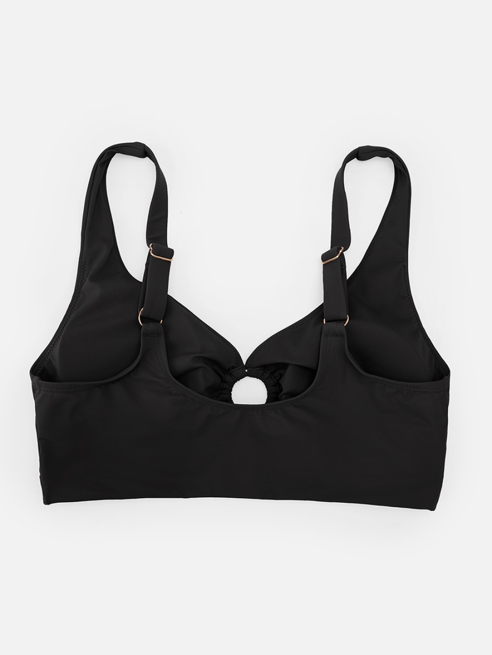 Sexy Keyhole Swimsuit Deep V Bikini Sets Body Shaper Control Panties