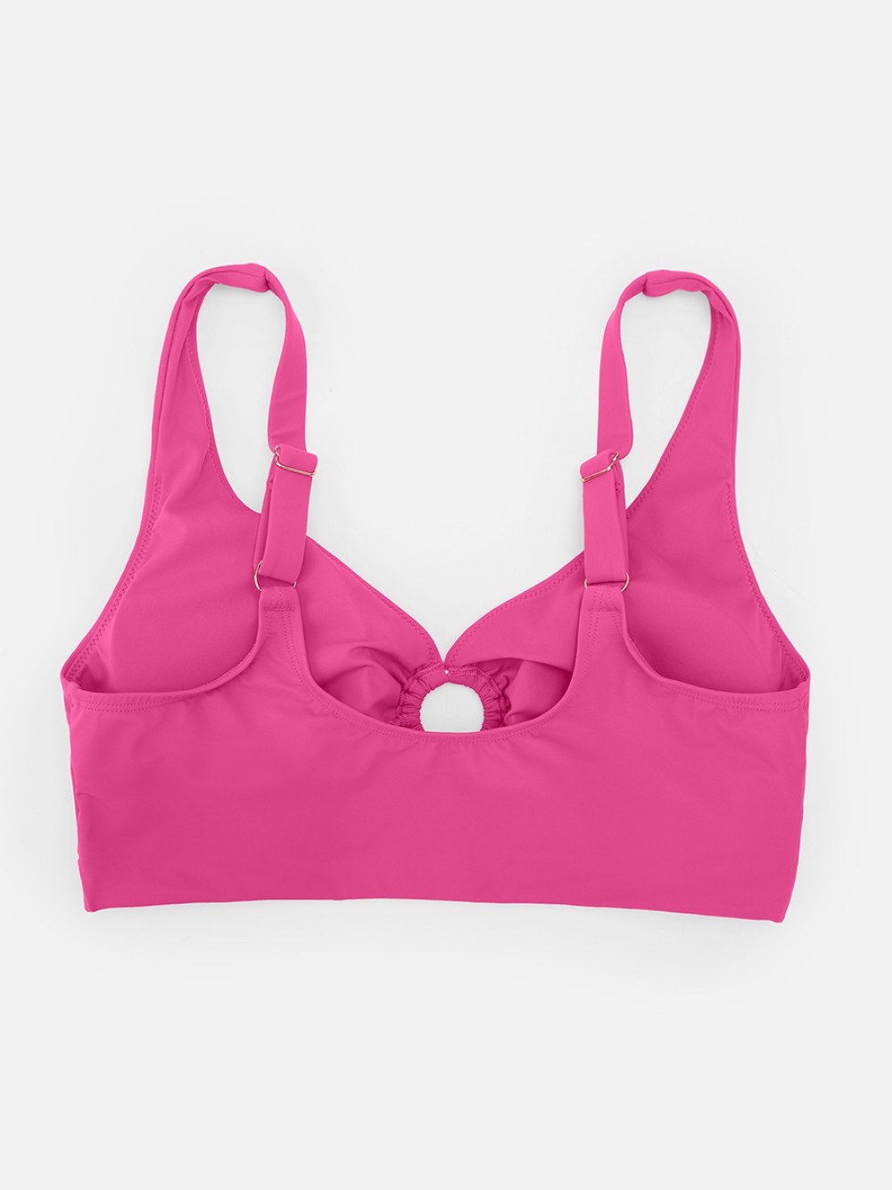 Tummy Control Mesh Lining Swimsuit Set Removable Pads Adjustable Back Straps
