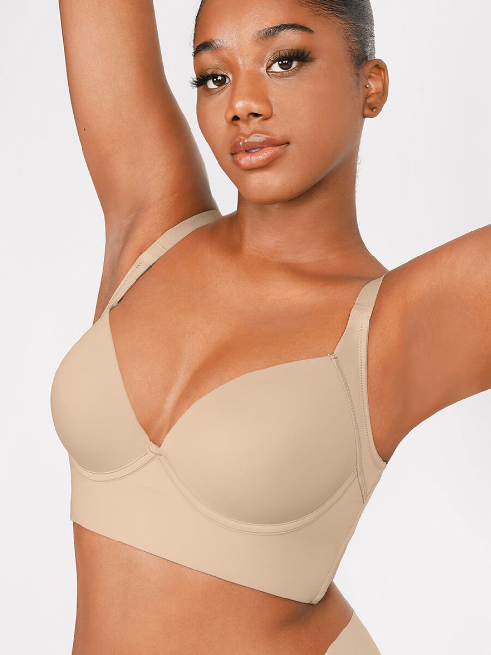 Private Label Seamless Body Shapewear With Bra