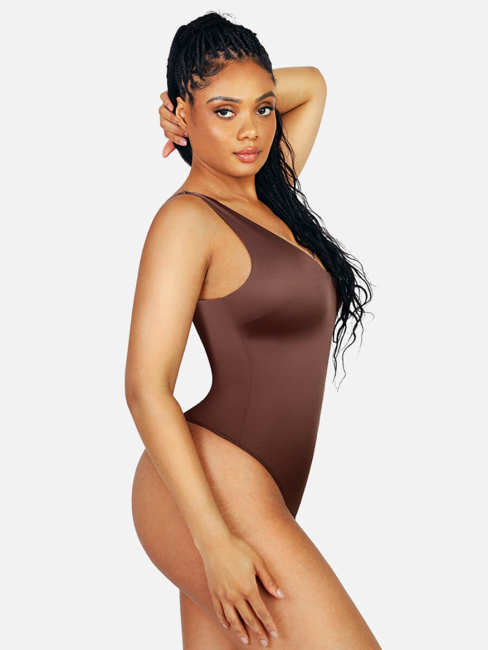 wholesale new design brown color shapewear bodysuit for women tummy trimmer control