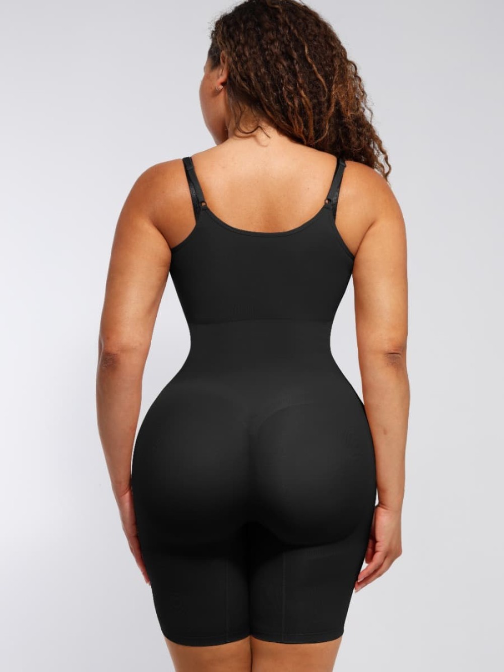 New Design Elastic Knit Spandex Seamless Shapewear Bodysuit