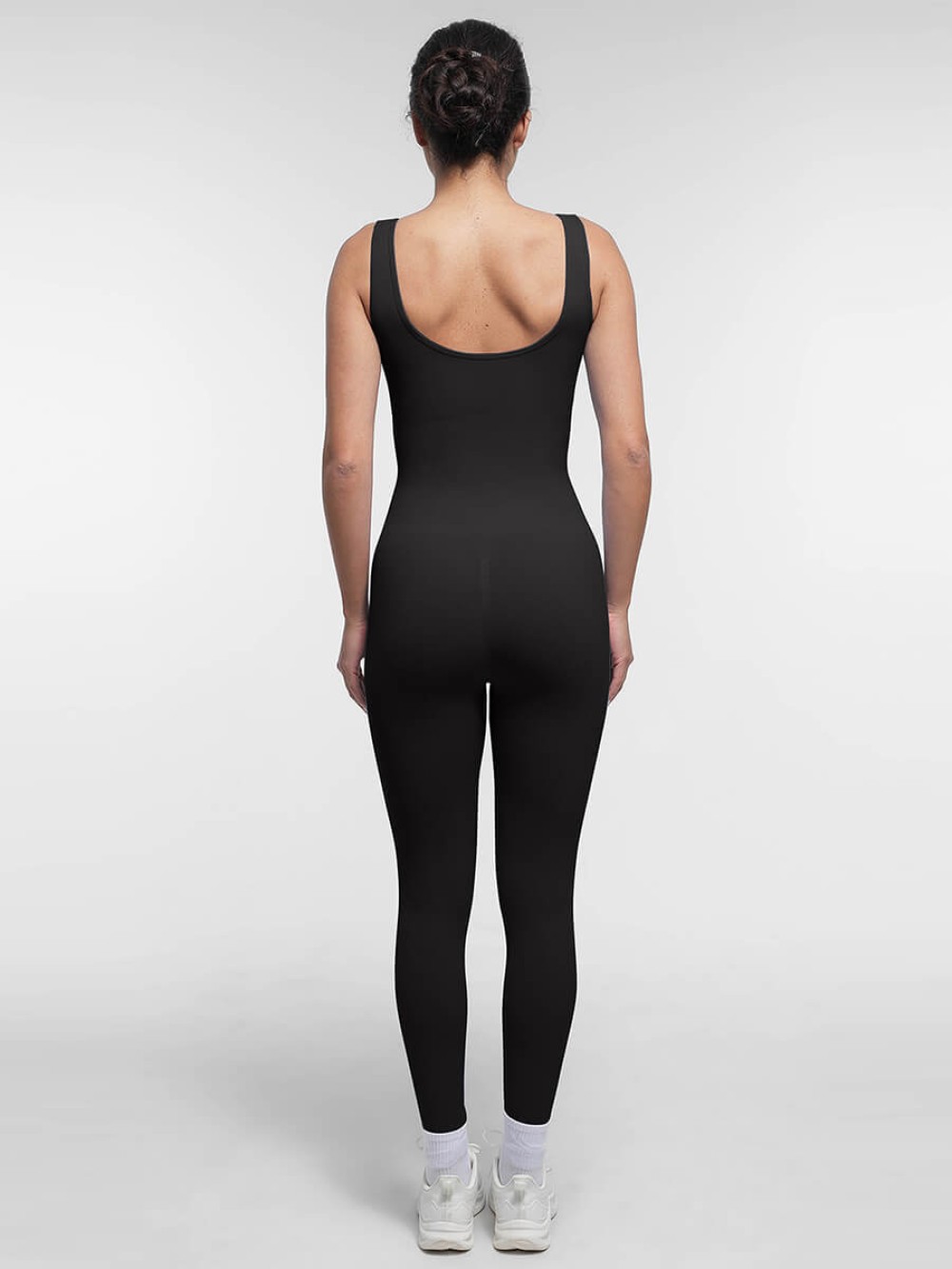 Seamless Square Neck U-Shaped Back Design Shaping Jumpsuit