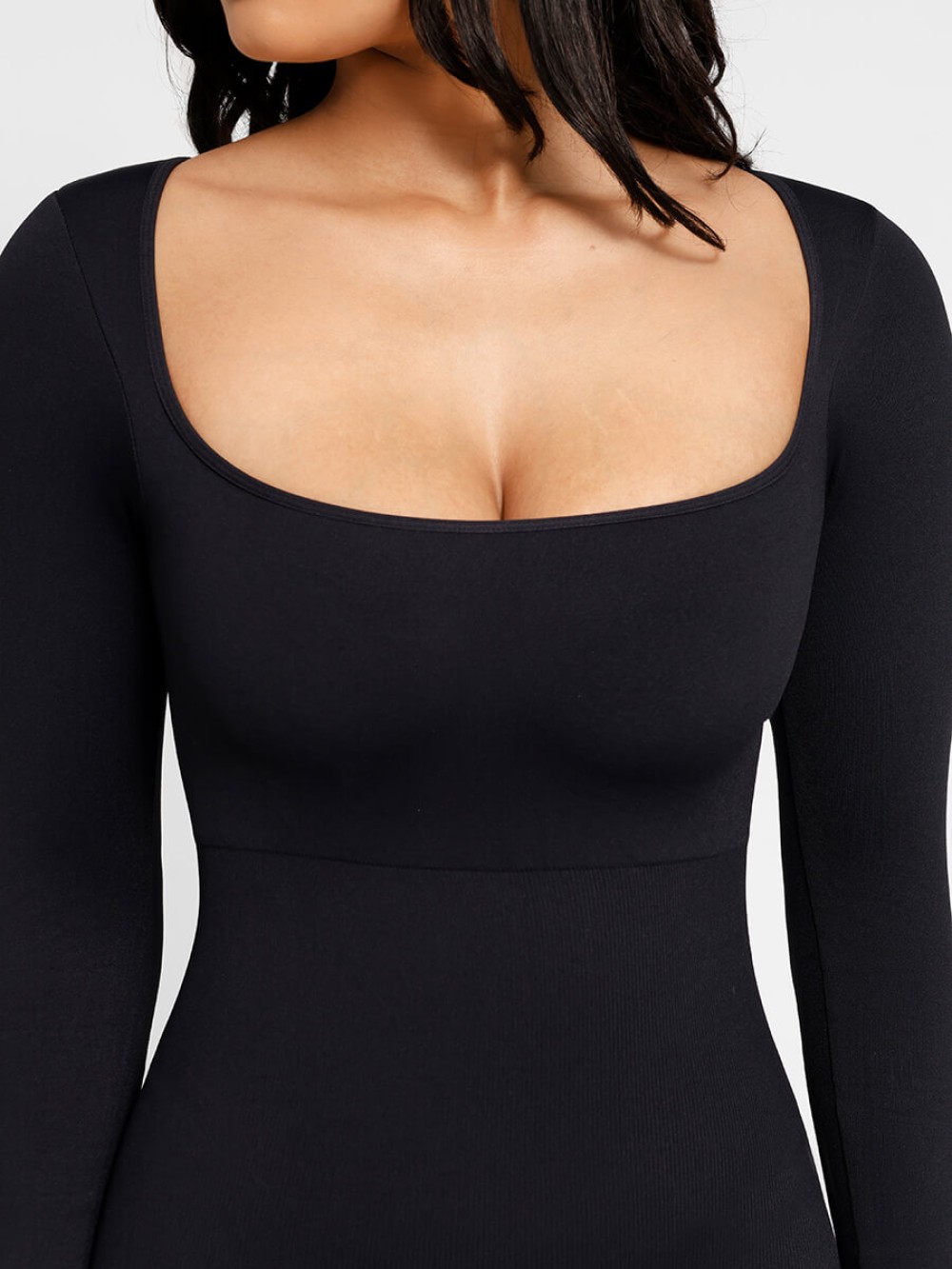 Seamless Inverted T-shoulder one-piece Flared Jumpsuit