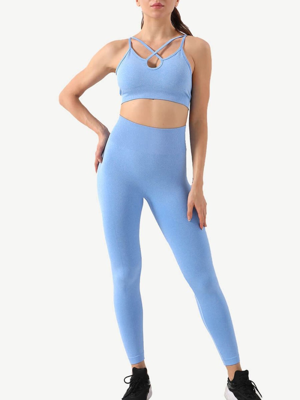 Seamless Yoga Wear Gym Fitness Sets