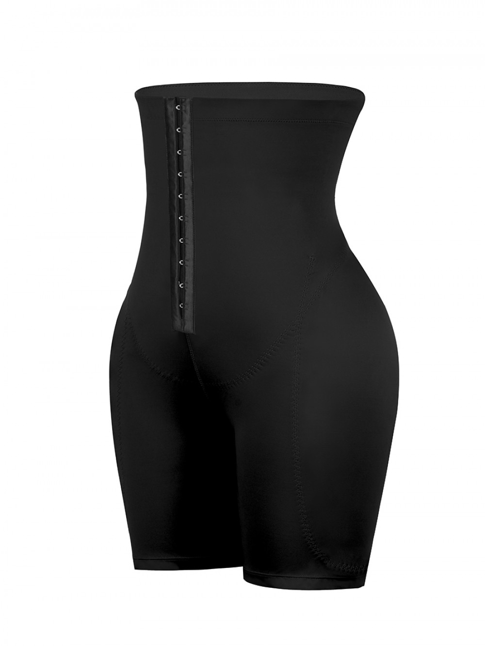 Black High Waist Padded Hip Shapewear Shorts Wholesale Online