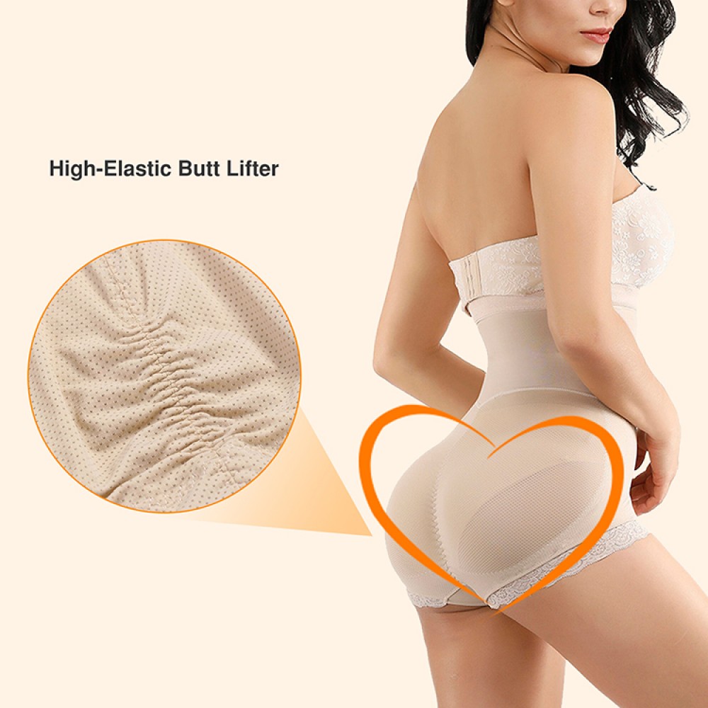 Breathe Freely Nude High Waist Big Size Adjustable Straps Body Shaper