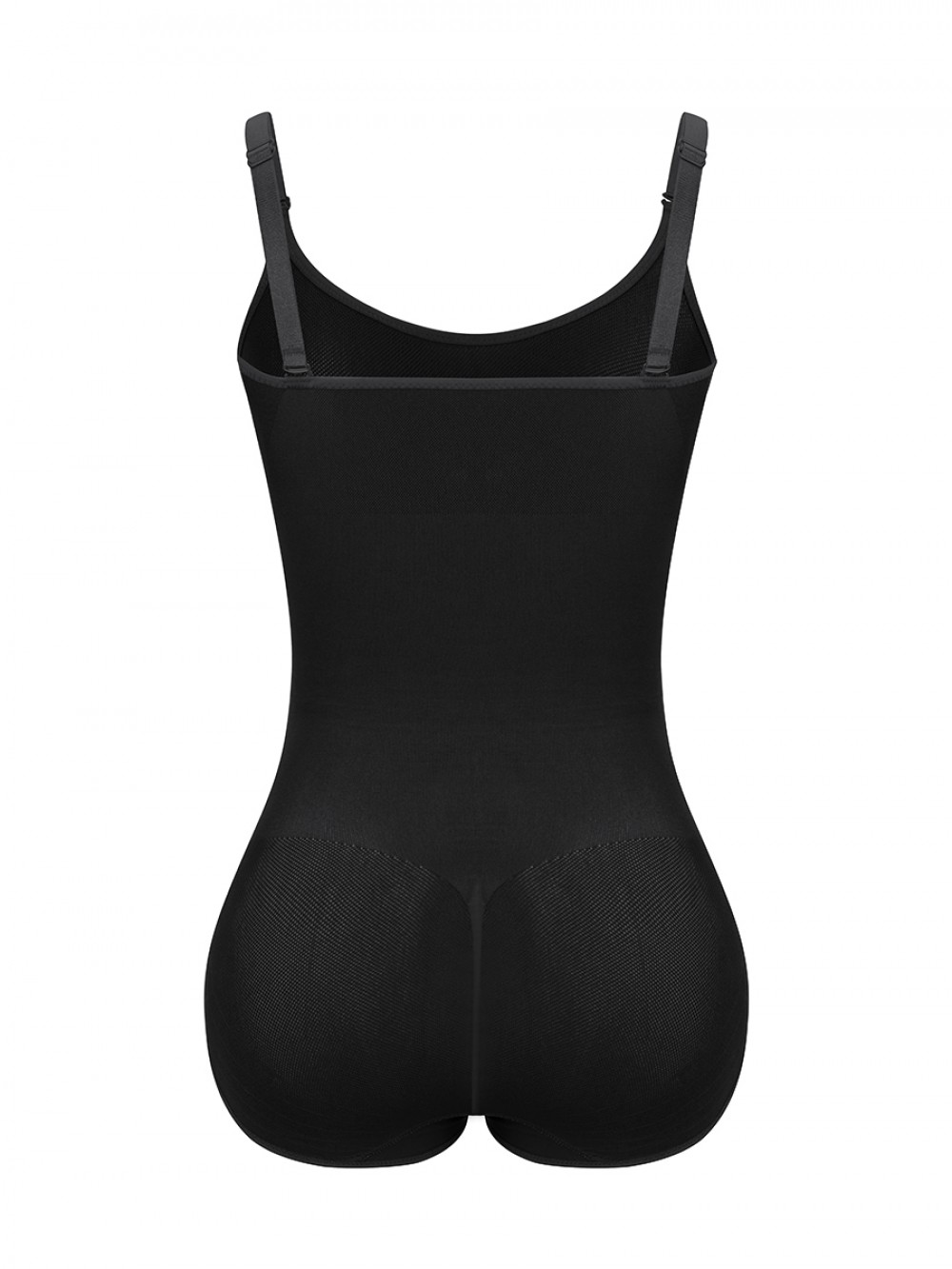 Black Seamless Shaperwear Bodysuit Plus Size Tummy Control