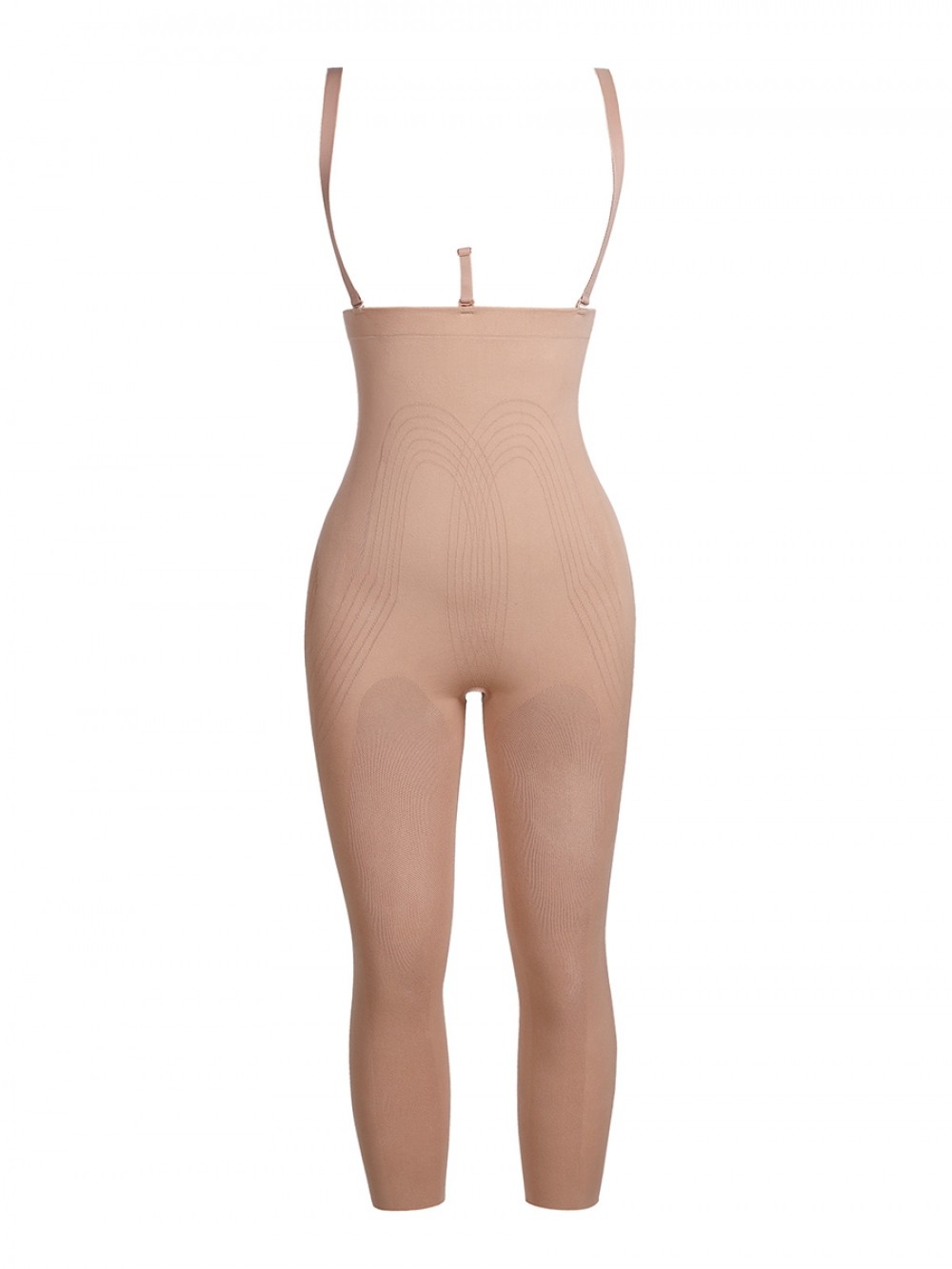 Nude Seamless Adjustable Straps Full Body Shaper Firm Control