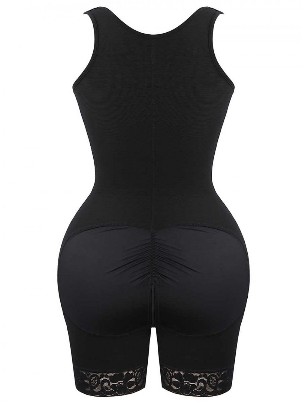 Black Butt Lifter Tummy Control Charming Hooks Full Body Shaper Shaperwear