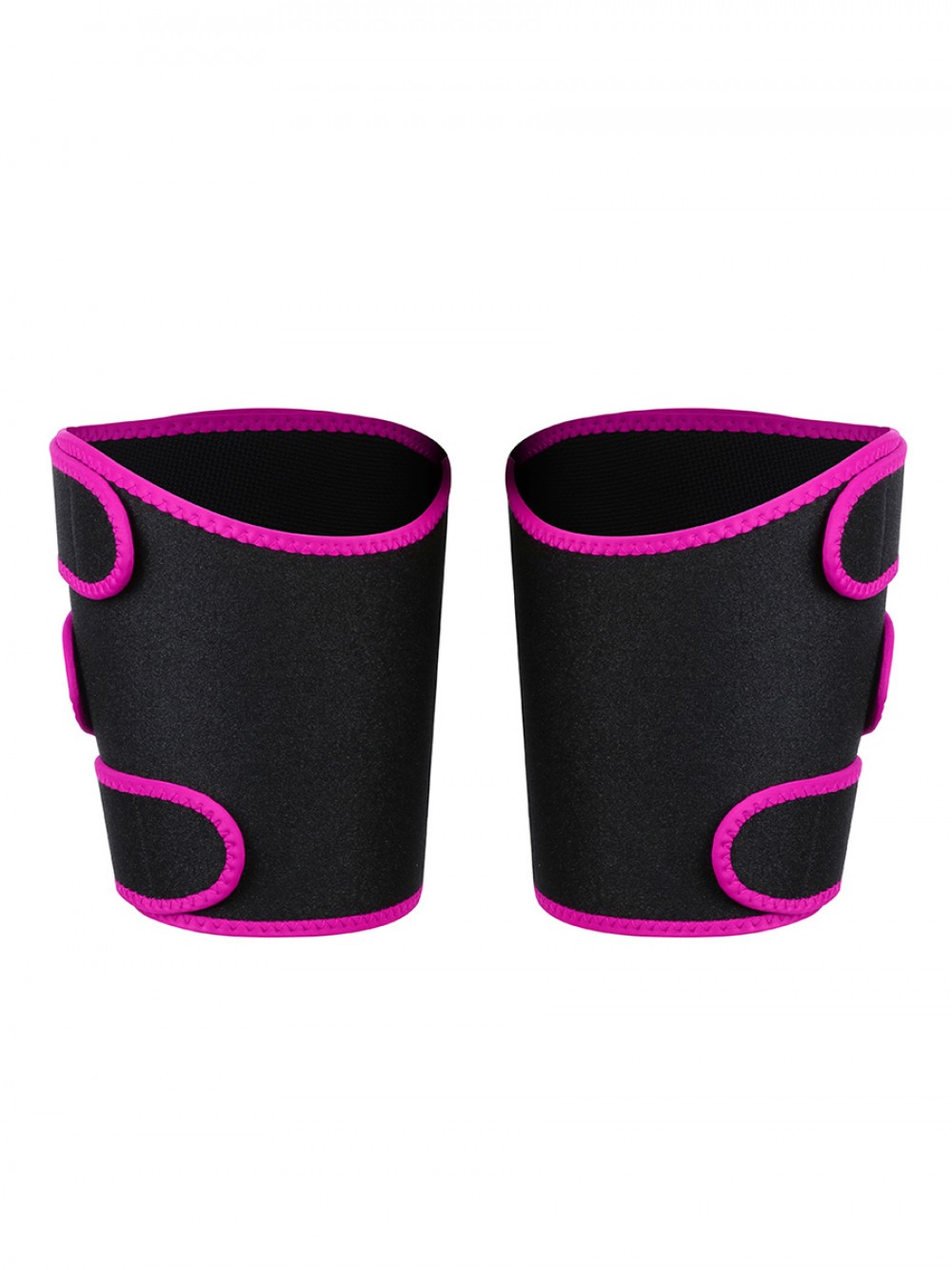 Sophisticated Rose Red Neoprene 2 Pcs Thigh Trimmers Adjust Bandage