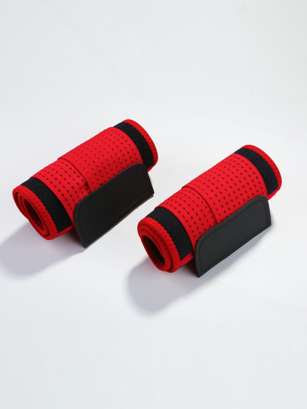 Red Neoprene Arm Shaper With Elastic Bands Curve Shaping