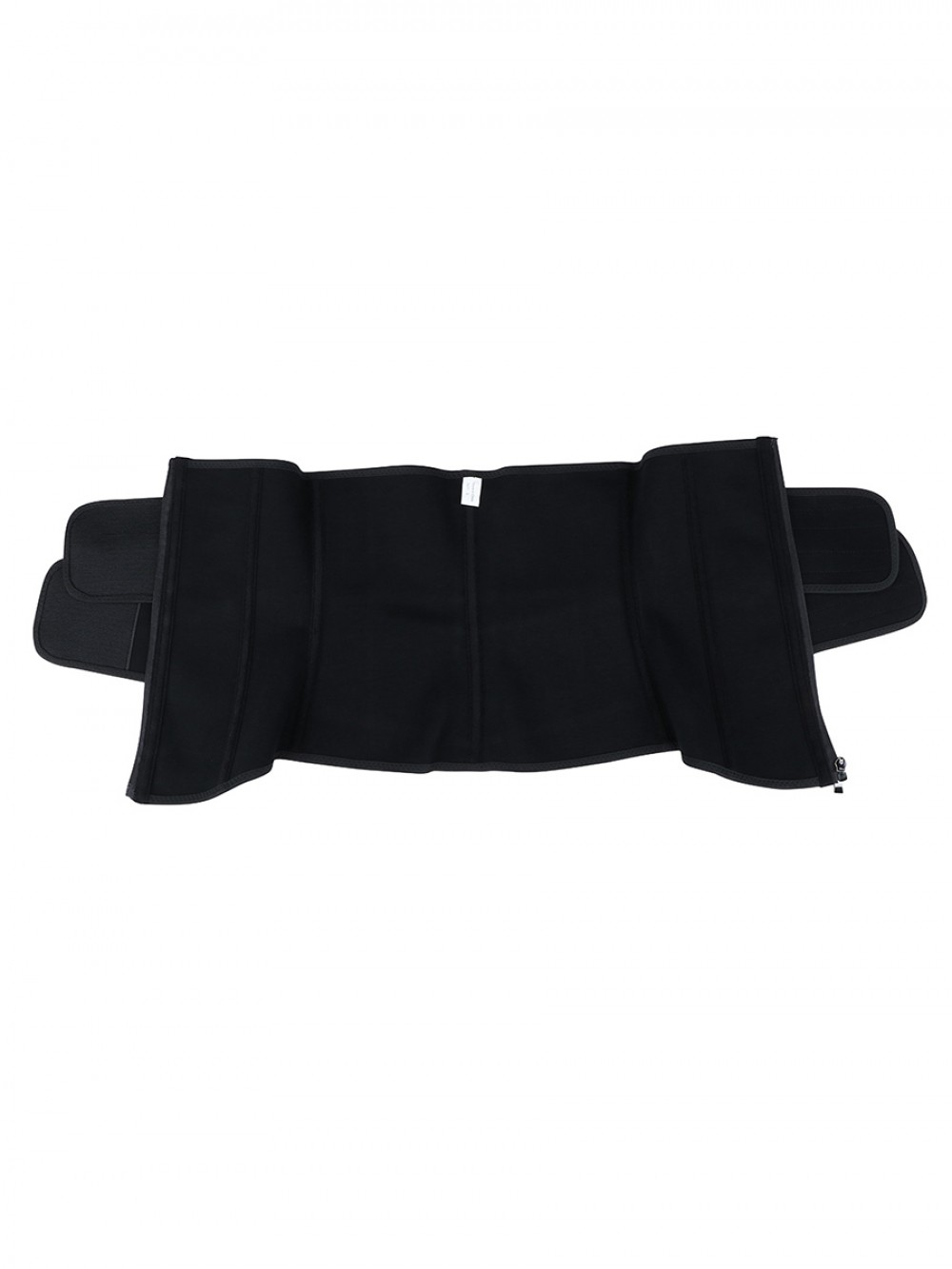 YKK Zipper Black Sticker Latex Double-Belt Waist Trainer Compression Silhouette