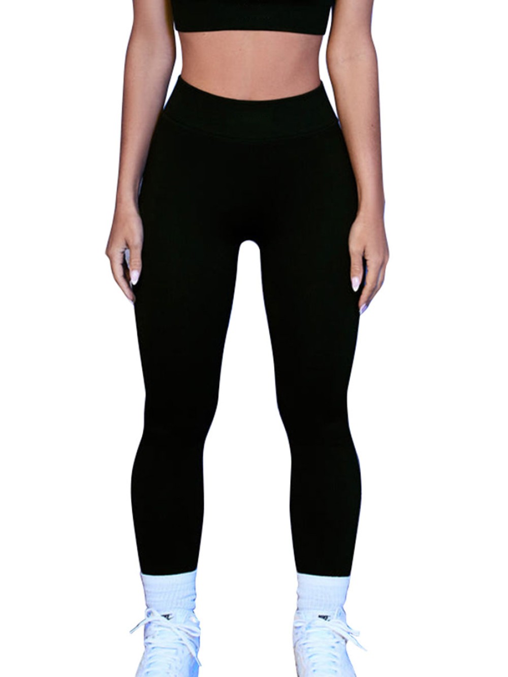 Black Yoga Wear Sport Leggings