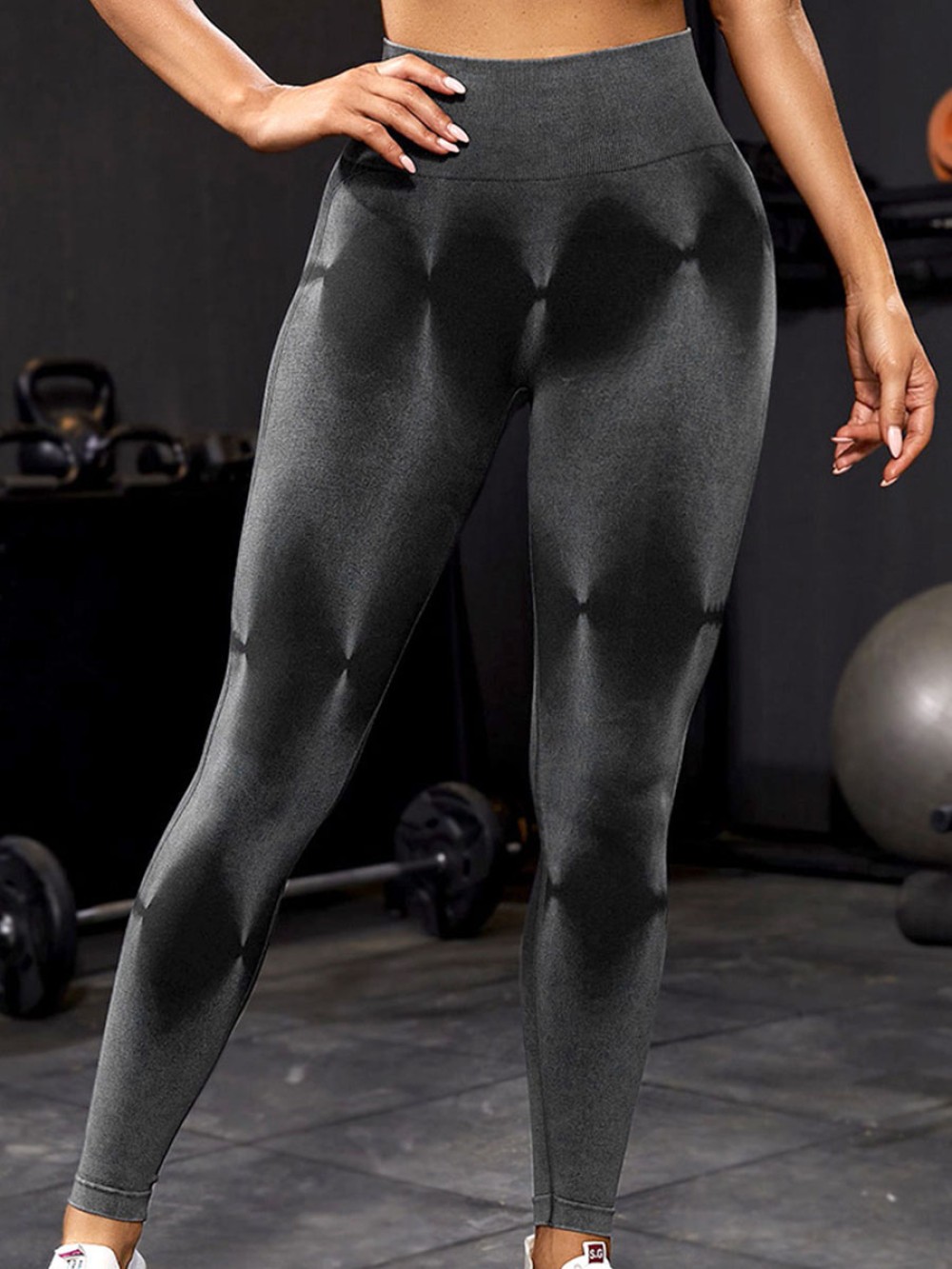 Black Sport Wear Yoga Leggings For Women