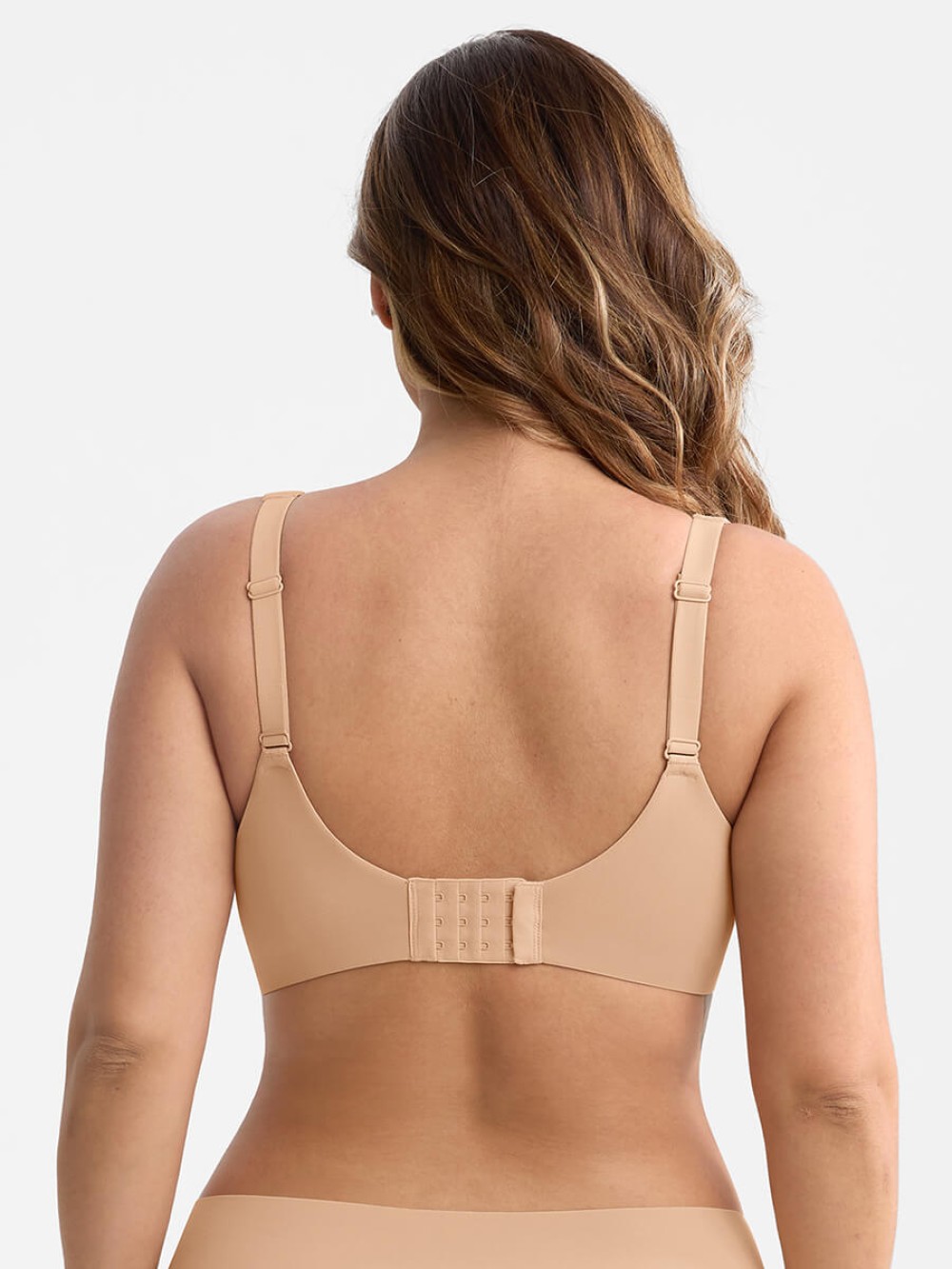 Unlined Minimizer Comfort Bra Full Coverage Underwire Sheer Mesh Plunge