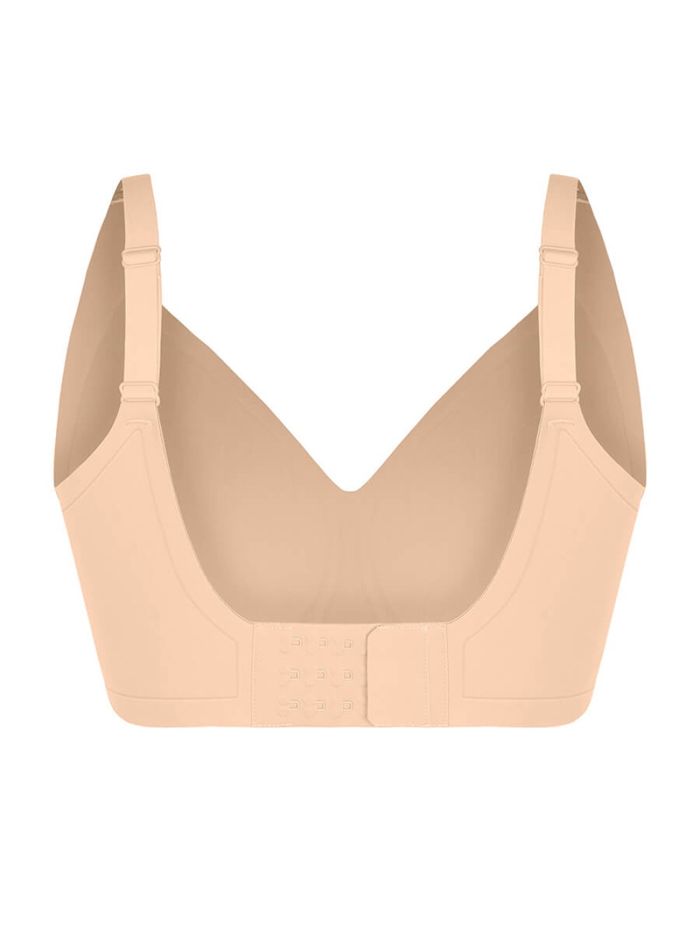 Daily Multi Wear Wireless Bra W Jelly Strip Lift 4 Row Adjustable Back
