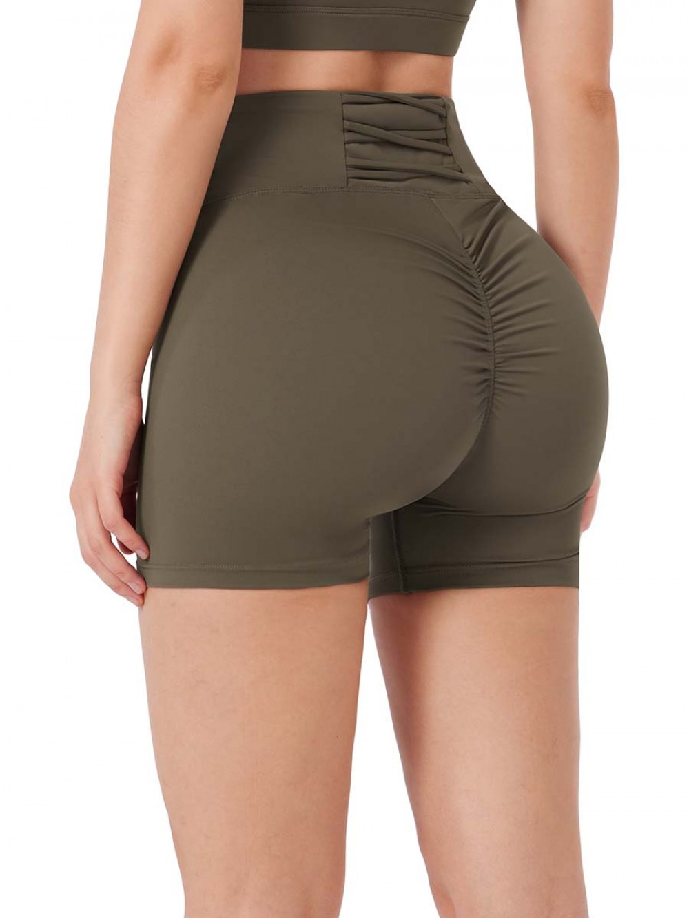 Summer New Design Scrunch Buttocks High Waist Gym Shorts