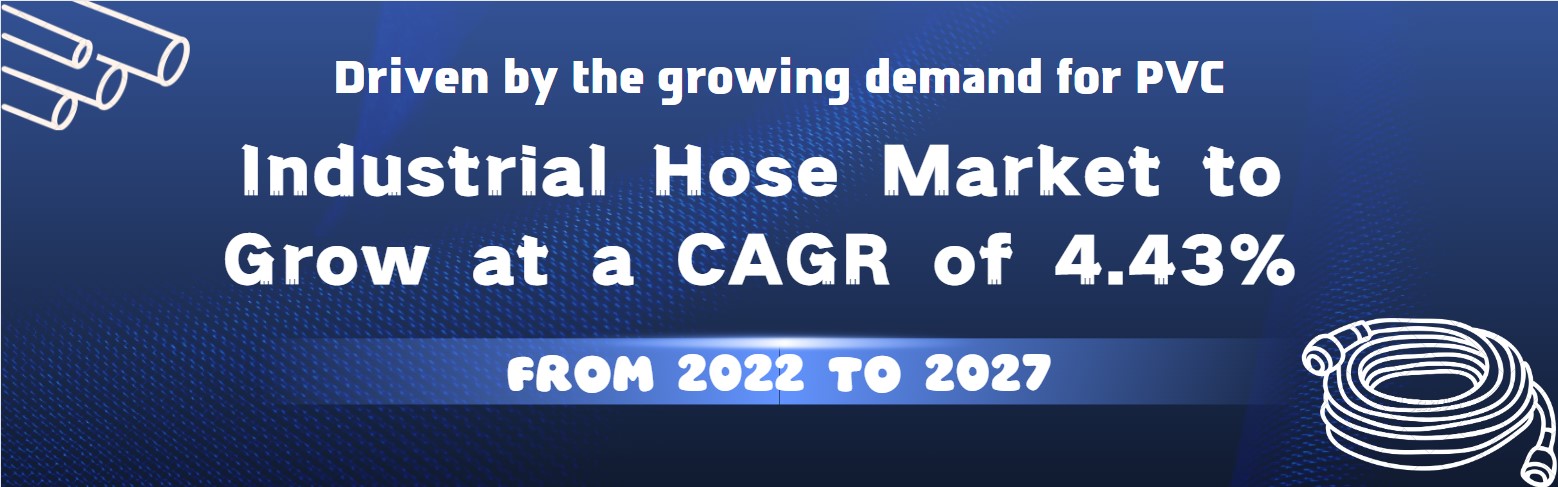 Industrial Hose Market to Grow at a CAGR of 4.43% from 2022 to 2027