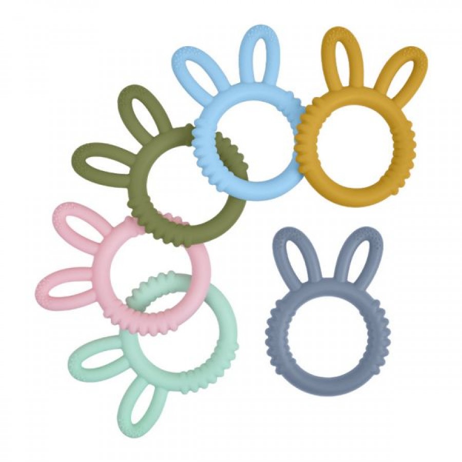 High Volume Customized Silicone Baby Rabbit Design Teether