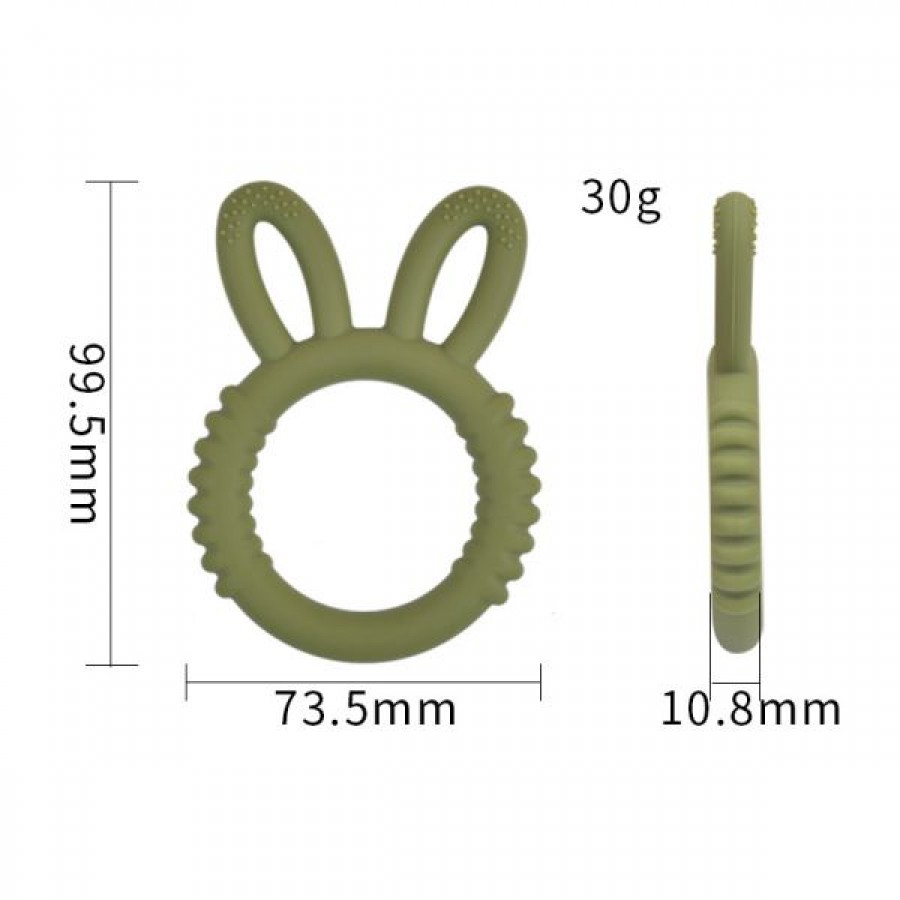 Rabbit Design Silicone Baby Teether
