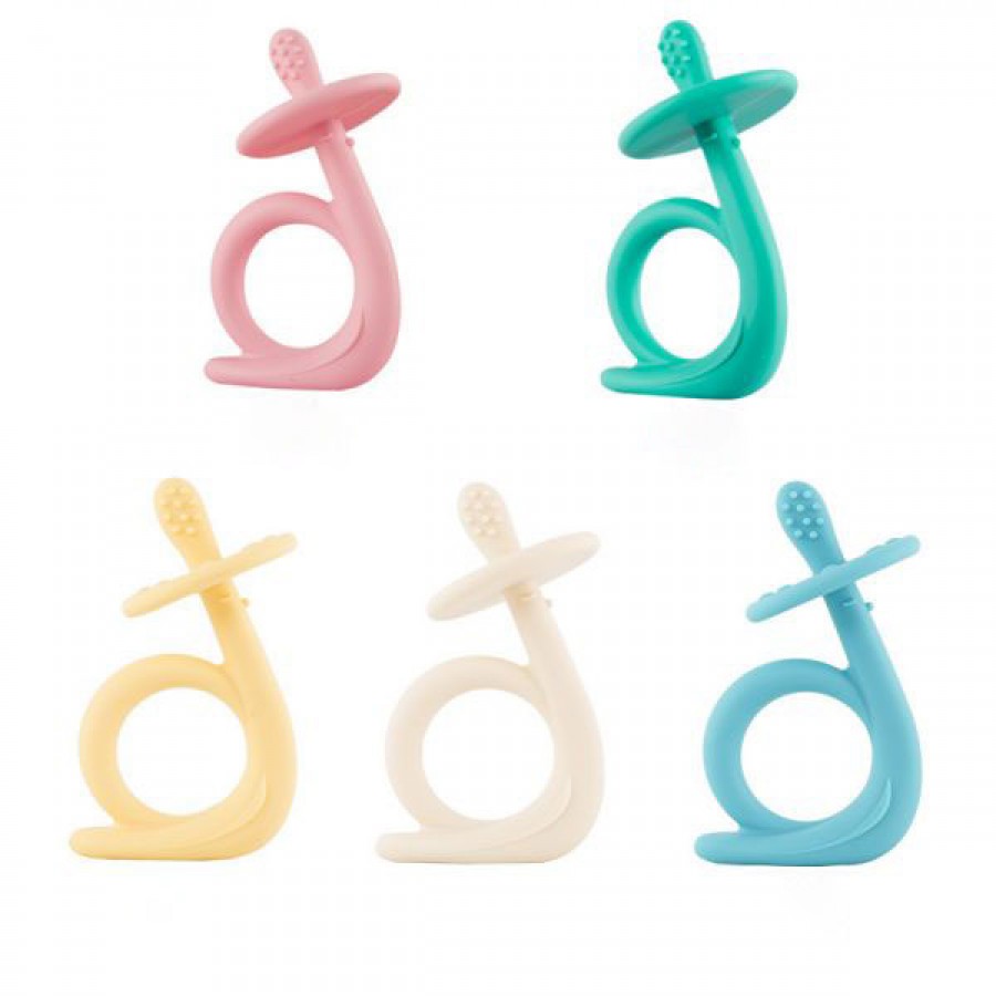 New Design Food Grade BPA Free Three-Dimensional Silicone Baby Teether Toy Maker