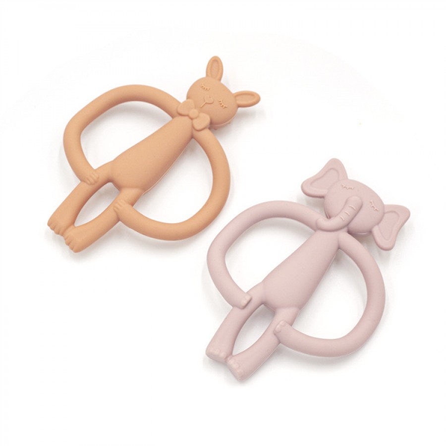 Hot Cost-Effective Food Grade  Silicone Baby Animal Teether Manufacturer