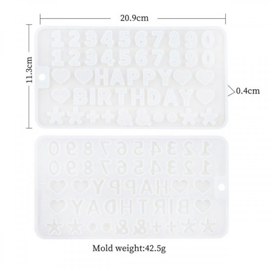 Alphabet silicone ice tray (26 letters)
