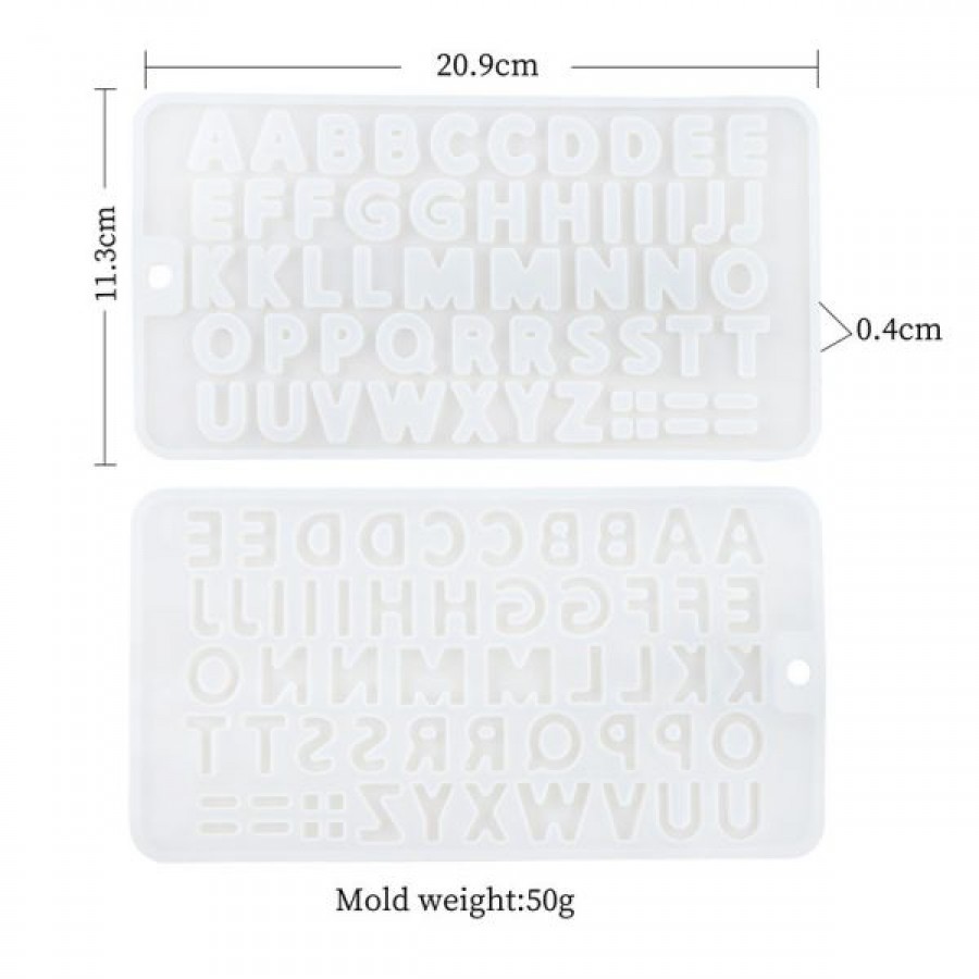 Alphabet silicone ice tray (26 letters)