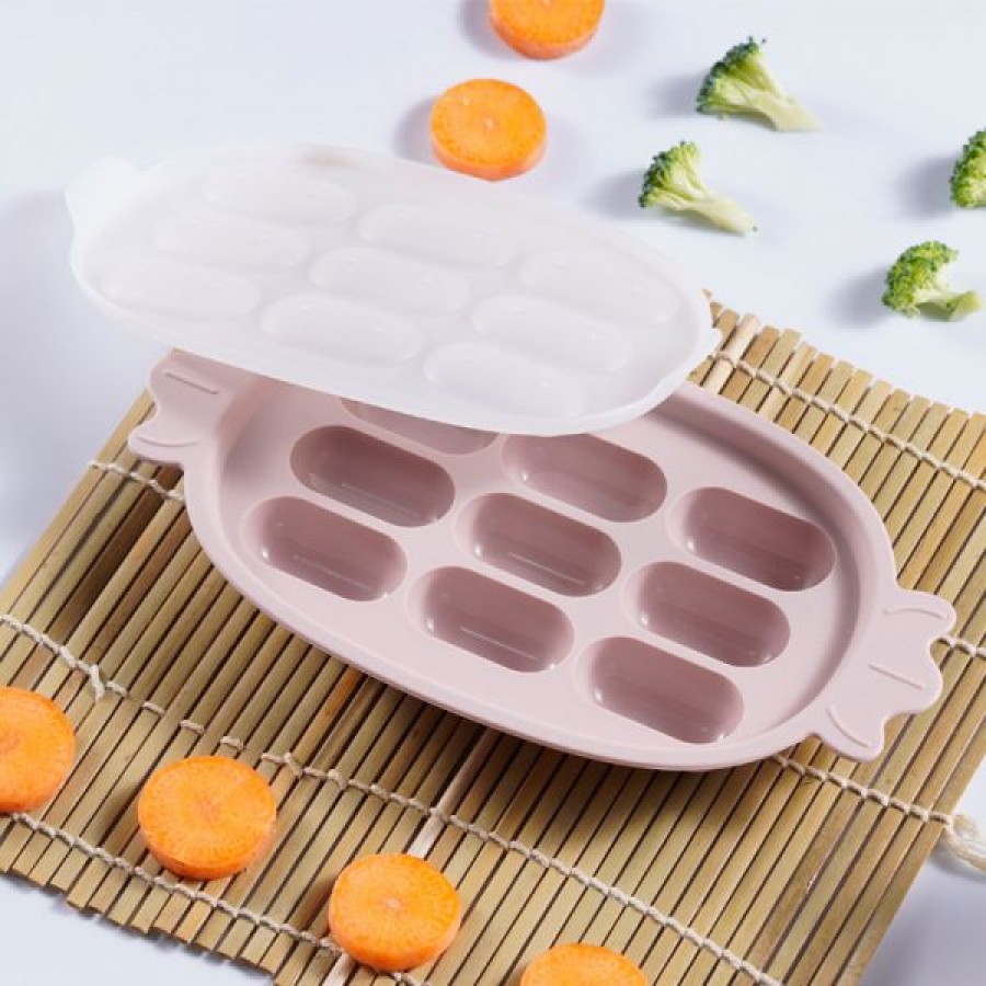 Custom Multiple Functions Food Grade Silicone Baby Breast Milk Teething Popsicle Maker